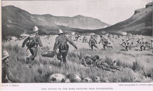 The attack on the Boer position near Fouriesburg by Percy F.S. Spence